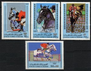 1980 Mauritania 699-702 1980 Olympic Games in Moscow 7,50 €