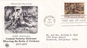1977, 13c Bicentennial, PCS, FDC (E11301)