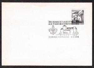 Austria # 618A with Scout Pathfinder Postmark 6/5/65 - I Combine S/H