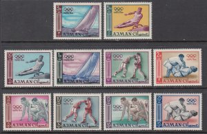 Ajman 27-36 Summer Olympics MNH VF