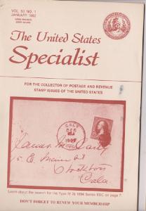 The United States Specialist:  Volume 53, No. 1 - January 1982