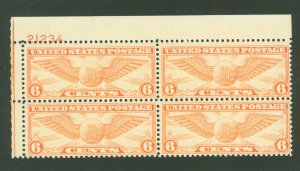 United States #C19 Mint (NH) Plate Block