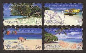 Vanuatu Sc# 1012-5 MNH Beaches