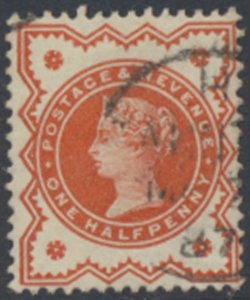 GB SG 197 Vermilion    SC#  111   Used  see details & scans