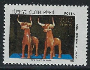 Turkey 1976 MH 1974 issue (fe8243)