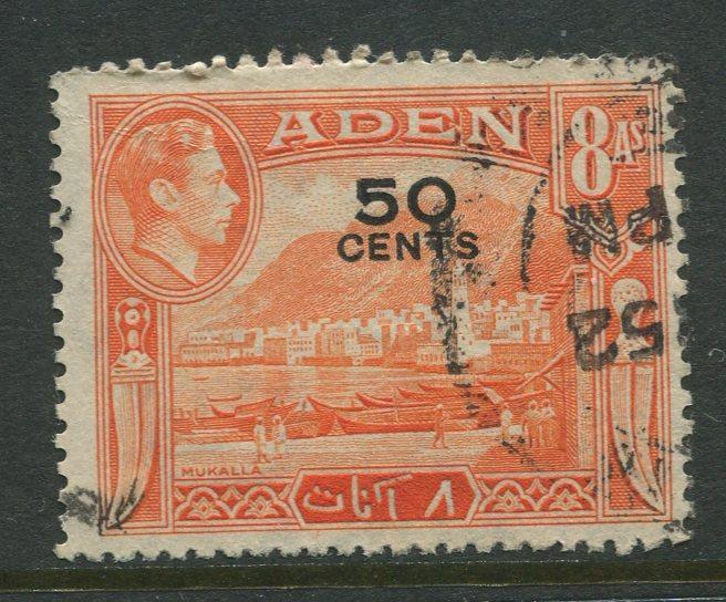 STAMP STATION PERTH Aden #41 - KGVI Definitive Overprint 1951 Used CV$0.50.