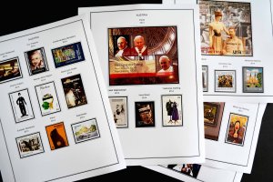 COLOR PRINTED AUSTRIA 2011-2020 STAMP ALBUM PAGES (101 illustrated pages)