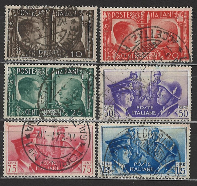 COLLECTION LOT 6092 ITALY #413-8 1941 CV+$23