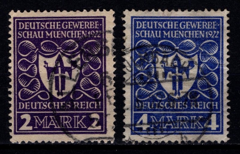 Germany 1922 Munich Exhibition, Part Set [Used]