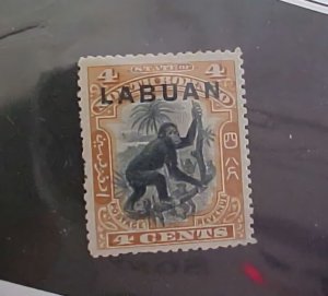 LABUAN  STAMP #43  MINT LIGHT HINGED  cat.$36.00