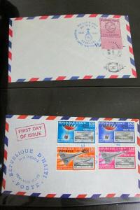 Haiti 1970 Cover Lot Consisting of 20 Balloon Covers Scarce