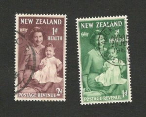 NEW ZEALAND - USED SET- HELATH  - 1950.