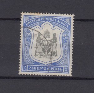 British Central Africa 1897 2s 6d Blue Grey SG48 VFU BP3286