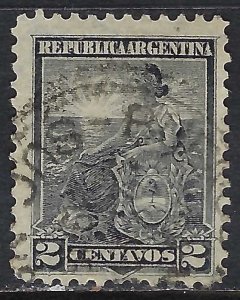 ARGENTINA 124 VFU Z4462