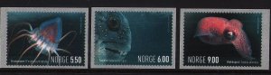 Norway 1389-1391 MNH stamps marine life