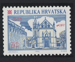 Croatia St Francis's Church Ilok 1992 MNH SG#178