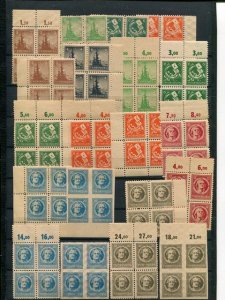 Thuringia nice selection of Mint VF NH blocks 4 . - Lakeshore Philatelics