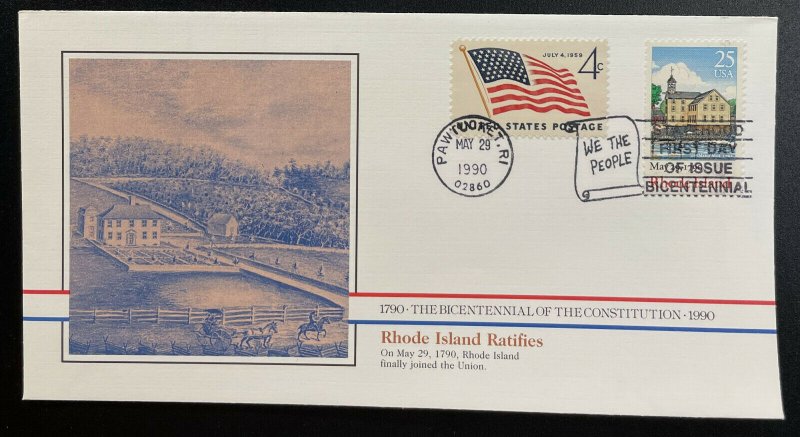 US #2348 FDC + #1132 - Bicentennial of Constitution 1787-1987 [BIC86]