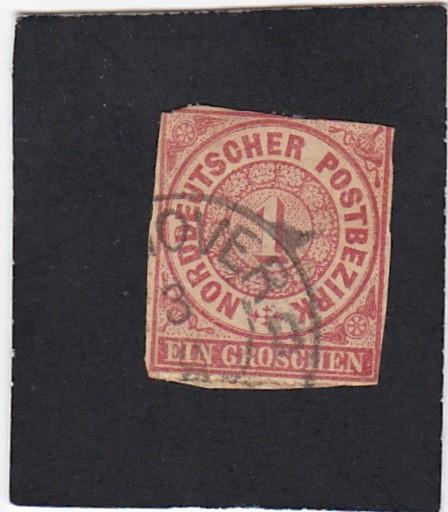 NORTH GERMAN CONFEDERATION #  4  used  