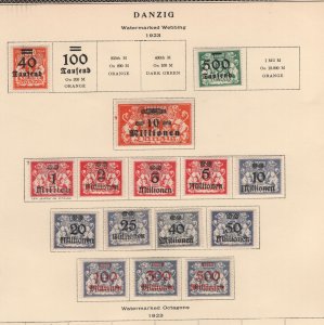 Danzig  nice Colletion  mint and used  - Lakeshore Philatelics