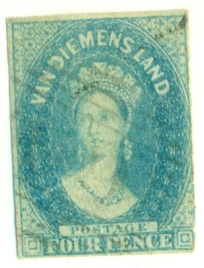 TASMANIA #13, Used, Scott $30.00