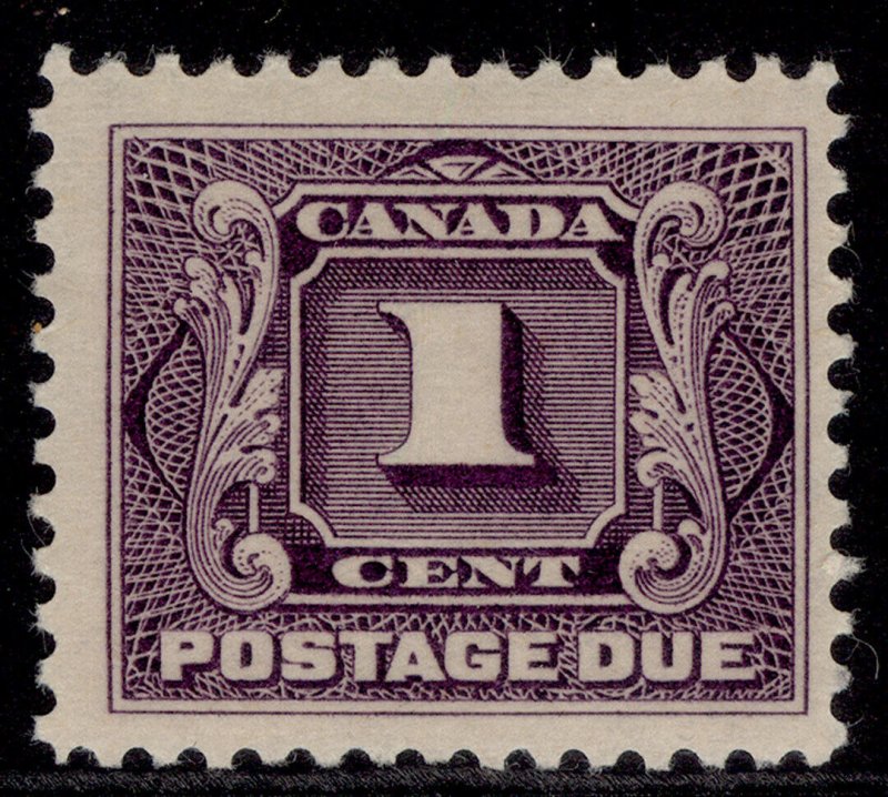 CANADA GV SG D2, 1c red-violet, NH MINT. Cat £19.
