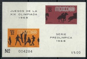 Mexico C338a MH 1968 Olympics (ak2277)