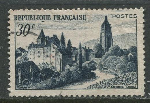 France - Scott 658 - General Issue -1951 - FU -Single 30fr Stamp