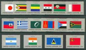 United Nations (NY) 1987 Flags of Member Nations #8 compl...