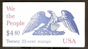 BK162 - 2355-2359 - 22c Booklet of 20 - WE THE PEOPLE