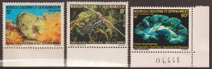 EDSROOM-16251 New Caledonia 457-8, C169 MNH 1980 Complete Marine Life