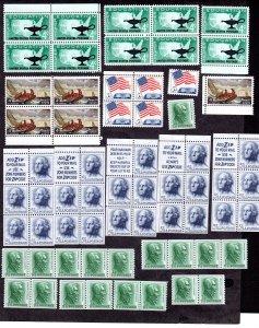 Scott # 1206 - 1228, MNH, .CV = $ 25.100. Face = $ 2.28 Lot 230739