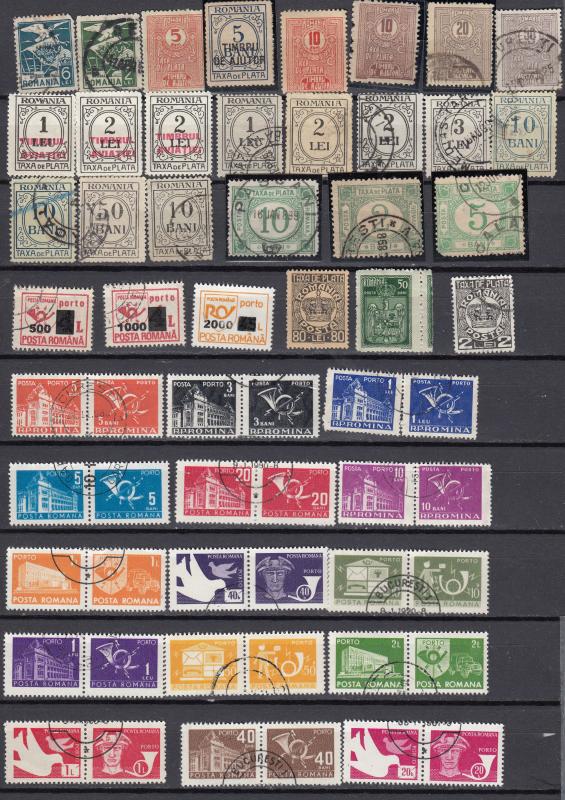 Romania - stamp lot collection - (1593)