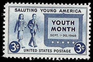 # 963 MINT NEVER HINGED SALUTE TO YOUTH