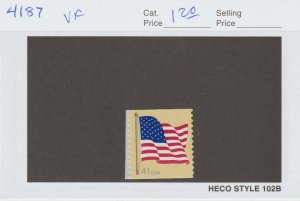 Scott# 4187 2007 41c Flag Issue VF MNH Coil