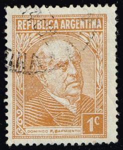 Argentina #419 Domingo Sarmiento; Used (0.25)