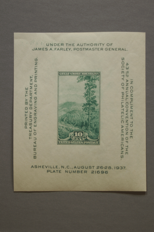 United States #795-802 Set MHN 1937 w/ Souvenier Sheet