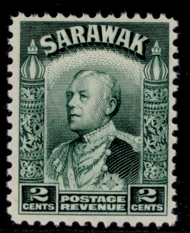 SARAWAK GV SG107, 2c green, M MINT. 