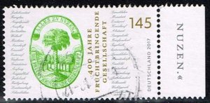 Sc.#2988 used, 400 years of the Fruitbearing Society, Weimar