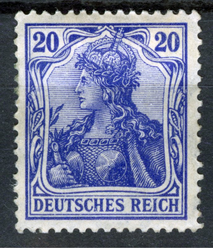 Germany STAMP, 1902 - Inscription DEUTSCHES REICH, WITHOUT WATERMARK