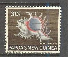 PAPUA NEW GUINEA Sc# 275 USED FVF Sea Shell