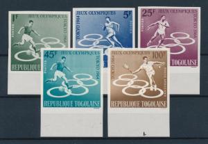 [61083] Togo 1964 Olympic games Tokyo Football Tennis Imperforated MNH