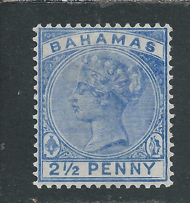 BAHAMAS 1884-90 2½d BLUE MM SG 51 CAT £50