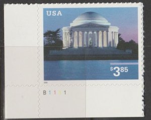U.S. Scott #3647 Jefferson Memorial Stamp - Mint NH Single