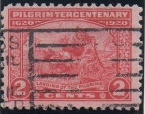 United States 549 - Used - 2c Landing of the Pilgrims (1920) (cv $1.60)