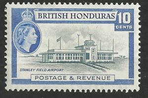 British Honduras # 149 QE II Definitives: 10c Airport  (1)  VF Unused  VLH