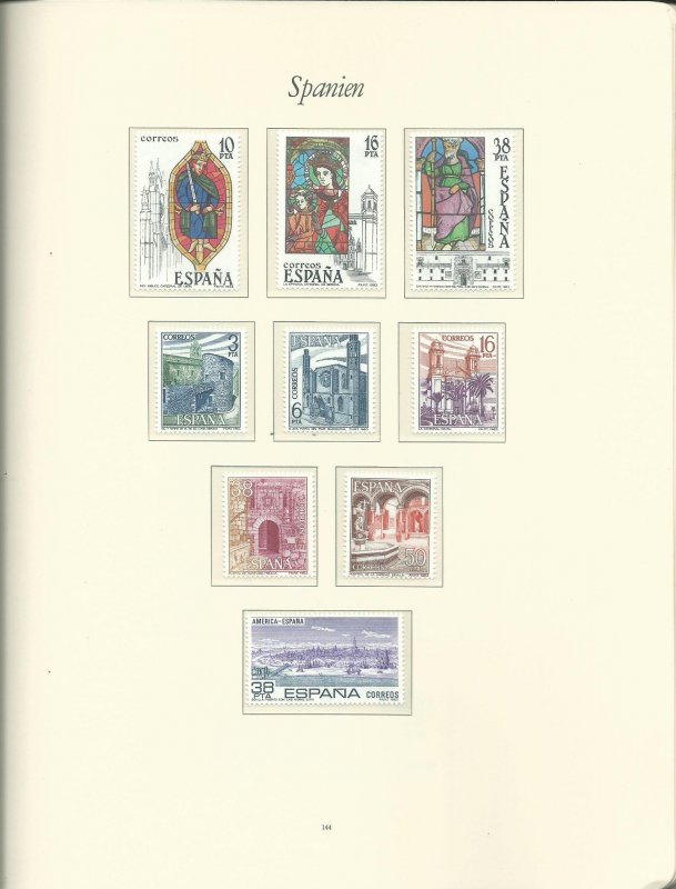 Small Collection of Late 1981-1984 Spain Unused Never Hinged