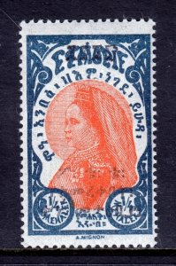 Ethiopia - Scott #166 - Black ovpt. - MLH - SCV $3.25