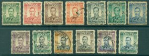 Southern Rhodesia 1937 KGVI Portrait set FU