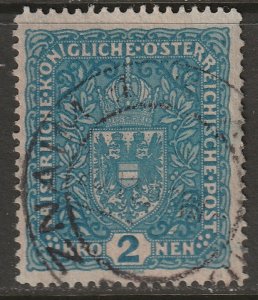 Austria 1917 Sc 164 used Znaim/Znojmo CDS